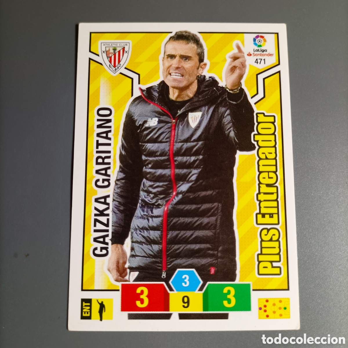 Cromos de f&uacute;tbol: ADRENALYN .LIGA 2018-2019 (ATHLETIC) №471 GAIZKA GARITANO
