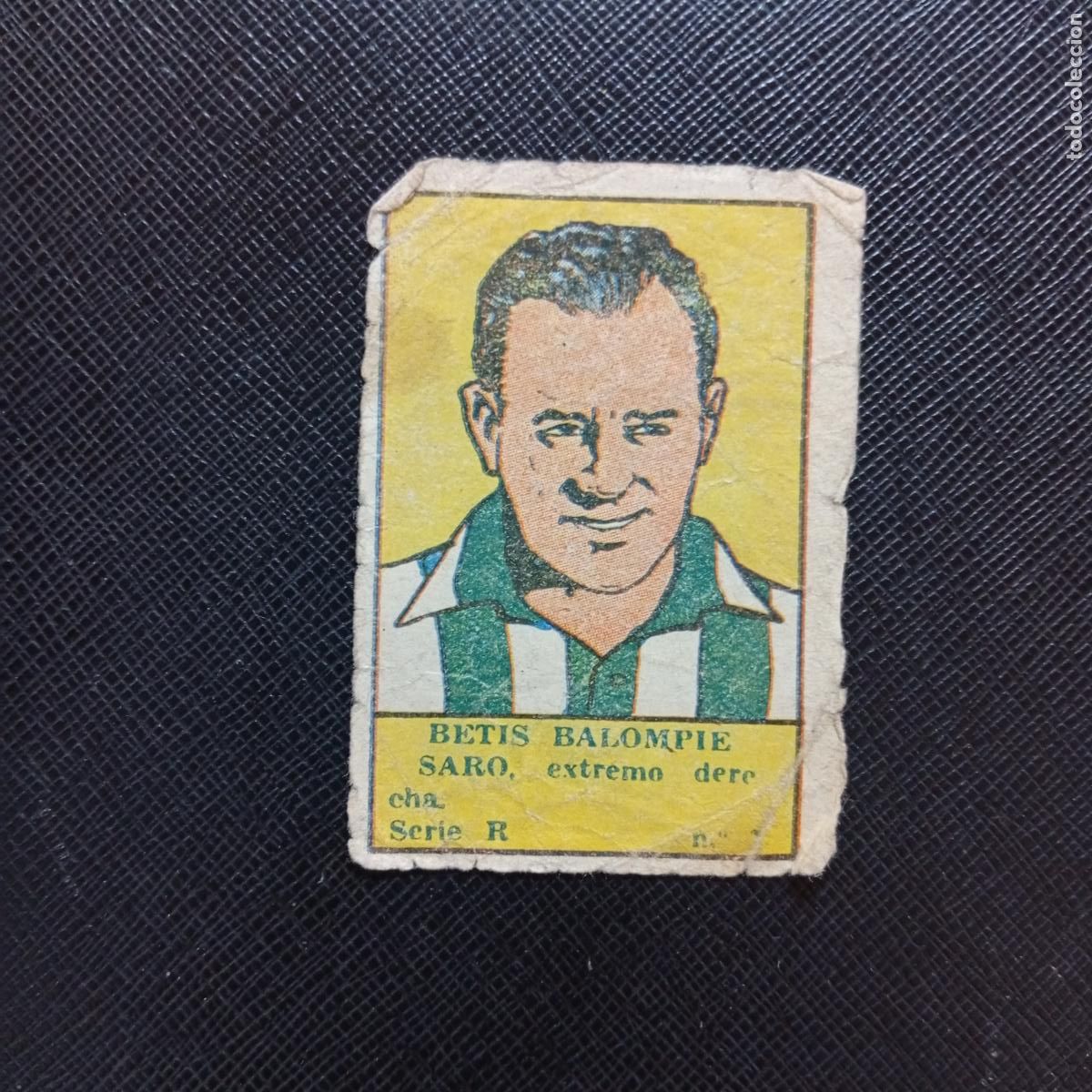 Figurine di Calcio: 7 SARO REAL BETIS VALENCIANA 1941 1942 CROMO 41 42 FUTBOL - SIN PEGAR - A182 PG253