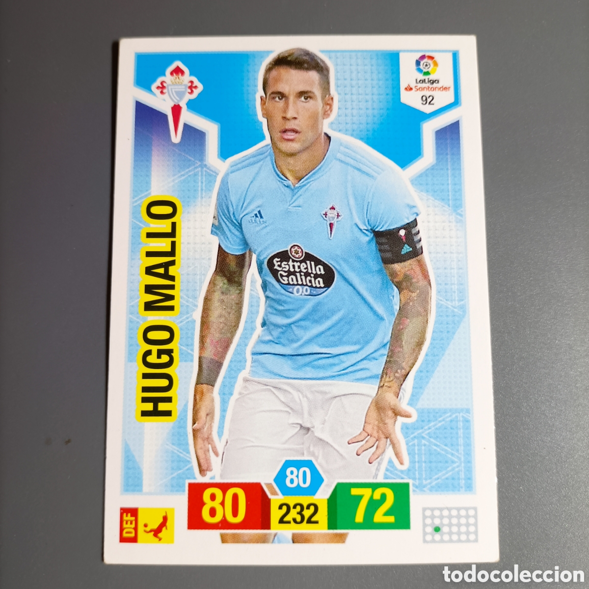 Figurine di Calcio: ADRENALYN .LIGA 2018-2019 (CELTA) №92 HUGO MALLO