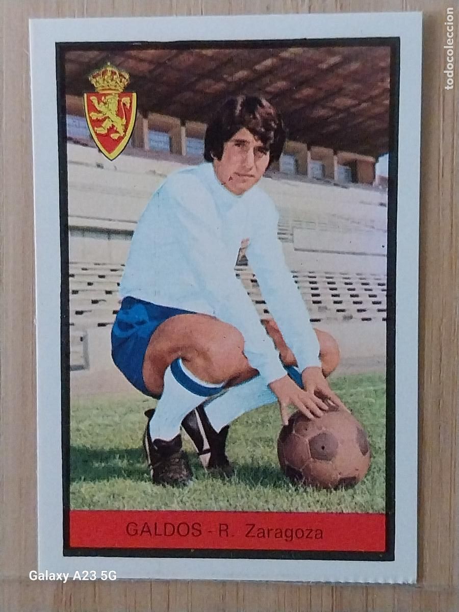 Figurine di Calcio: GALDOS ZARAGOZA ED FHER LIGA 1972 72 73 CROMO RECUPERADO VENTANILLA PUNTAS PERFECTAS BE