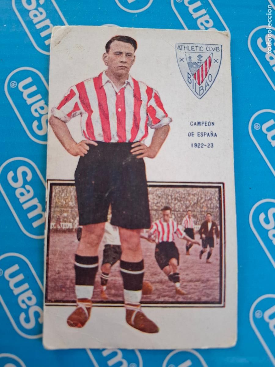 Figurine di Calcio: LEGARRETA - ATHLETIC CLUB BILBAO - CHOCOLATE AMATLLER - CAMPE&Oacute;N DE ESPA&Ntilde;A 1922-23