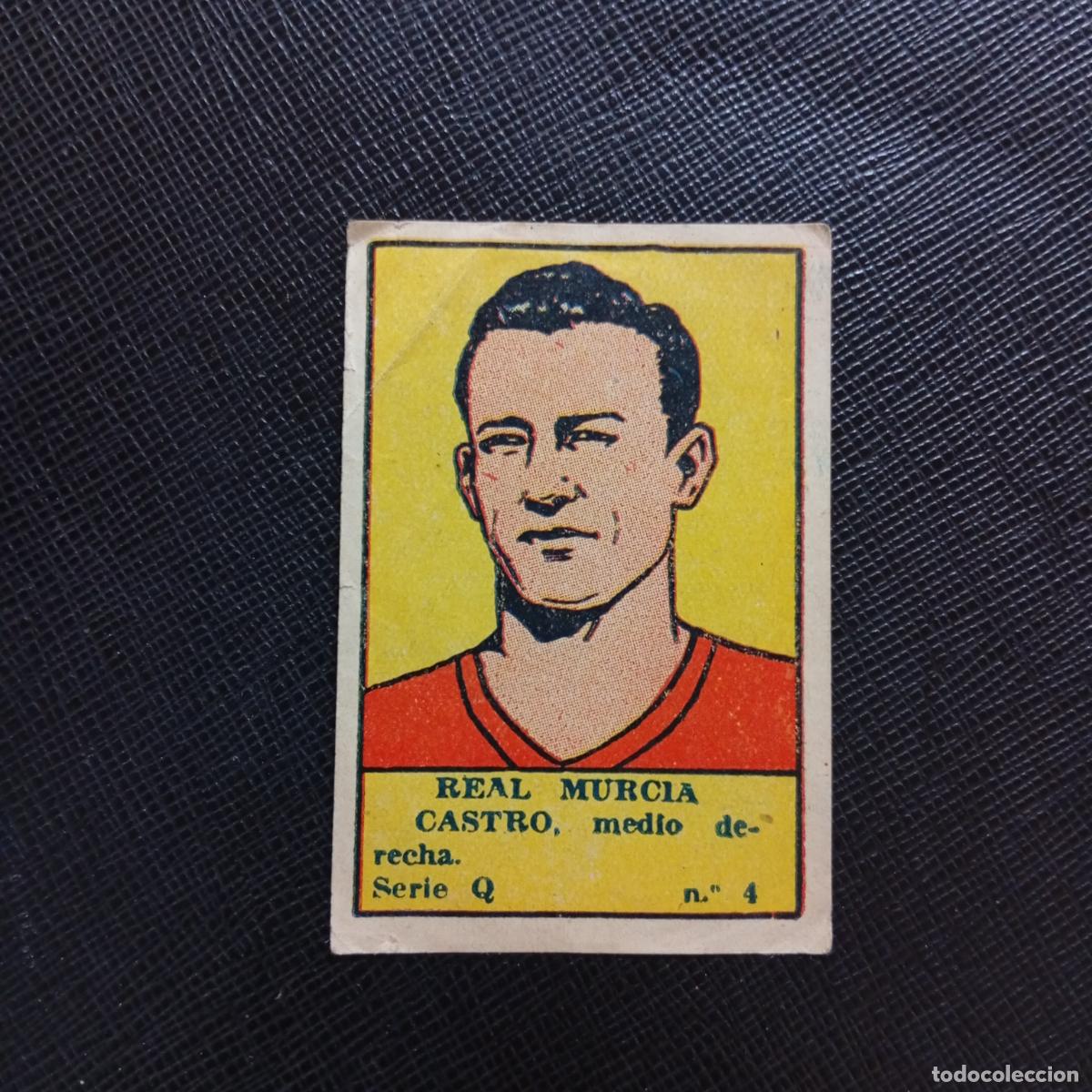 Figurine di Calcio: 4 CASTRO MURCIA VALENCIANA 1941 1942 CROMO 41 42 FUTBOL - SIN PEGAR - A182 PG253