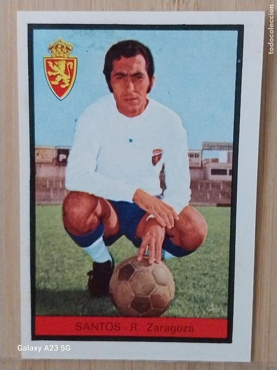 Figurine di Calcio: SANTOS ZARAGOZA ED FHER LIGA 1972 72 73 CROMO RECUPERADO VENTANILLA PUNTAS PERFECTAS BE