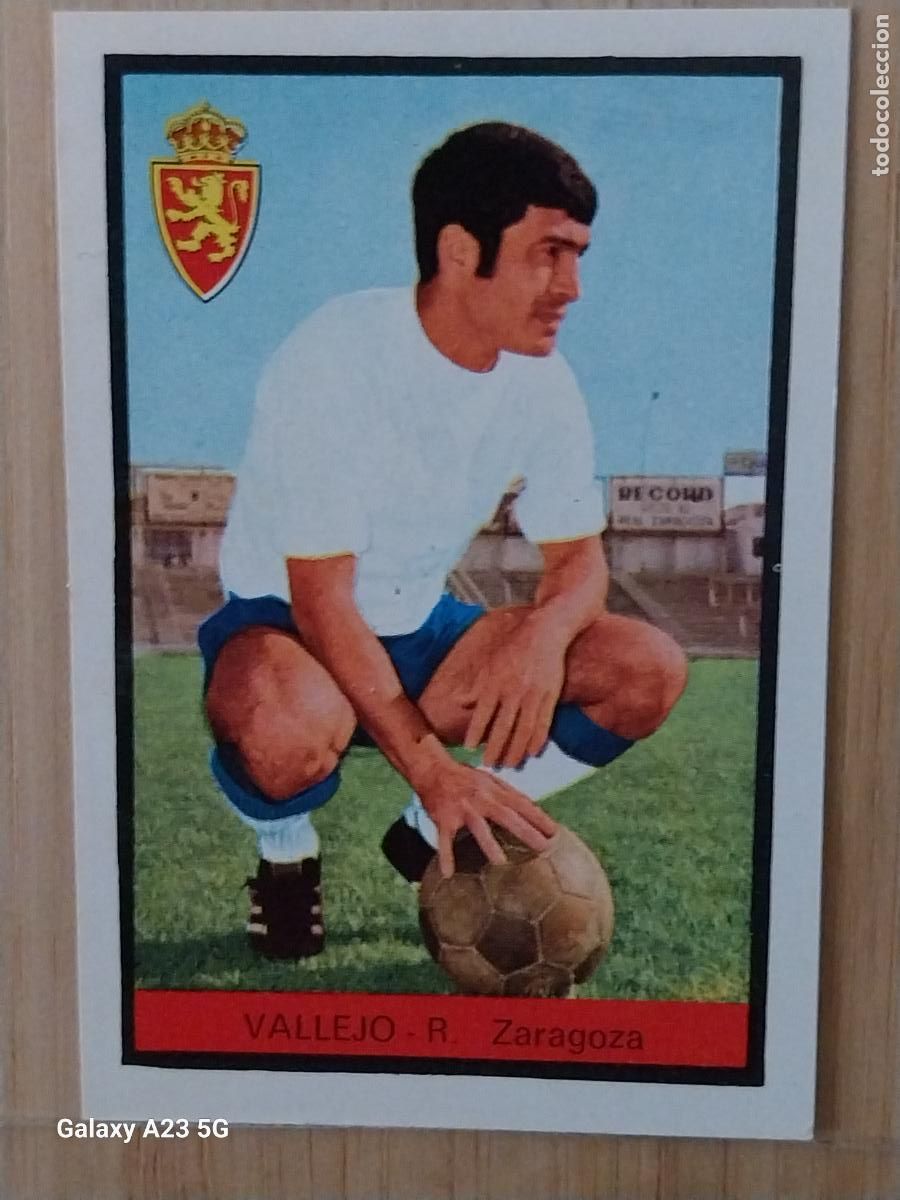 Figurine di Calcio: VALLEJO ZARAGOZA ED FHER LIGA 1972 72 73 CROMO RECUPERADO VENTANILLA PUNTAS PERFECTAS BE