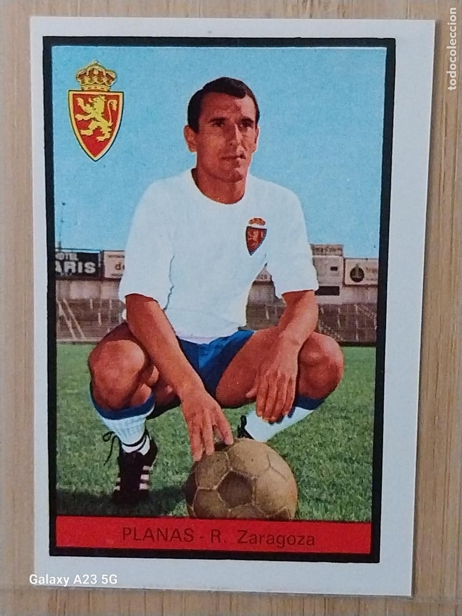 Figurine di Calcio: PLANAS ZARAGOZA ED FHER LIGA 1972 72 73 CROMO RECUPERADO VENTANILLA PUNTAS PERFECTAS BE