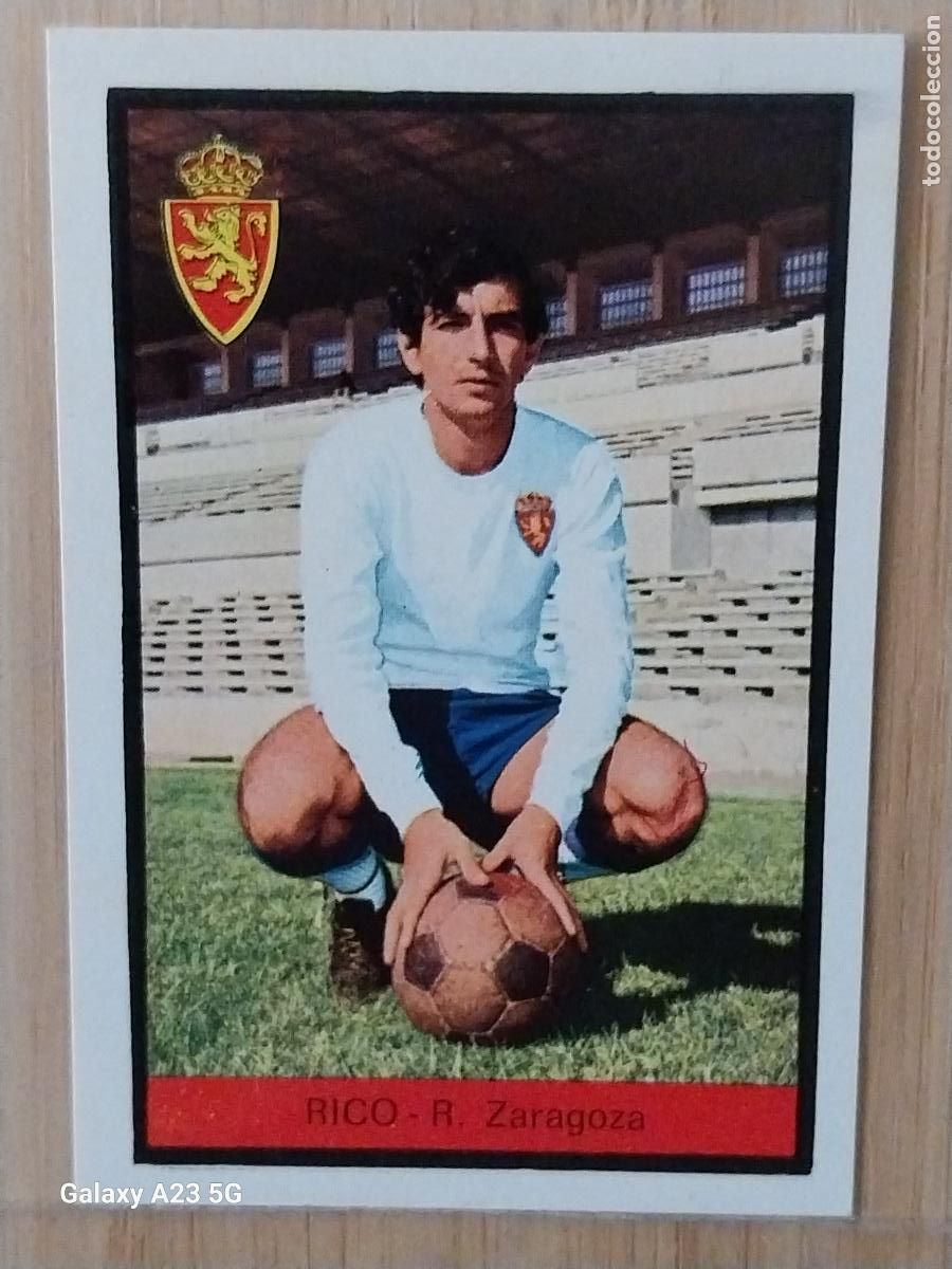 Figurine di Calcio: RICO ZARAGOZA ED FHER LIGA 1972 72 73 CROMO RECUPERADO VENTANILLA PUNTAS PERFECTAS BE