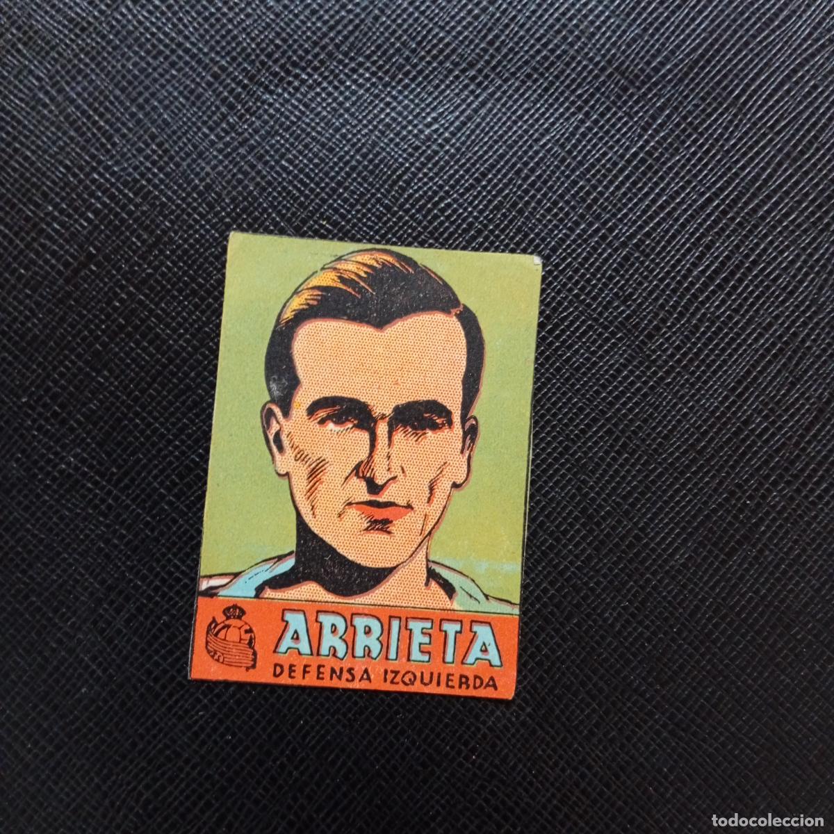 Figurine di Calcio: ARRIETA REAL SOCIEDAD CULTURA 1941 1942 CROMO 41 42 FUTBOL - SIN PEGAR - A182 PG262