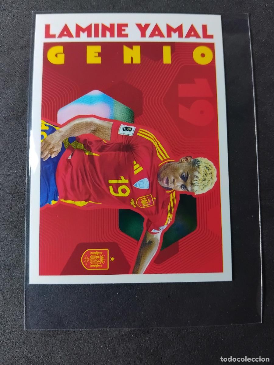 Figurine di Calcio: 71 LAMINE YAMAL GENIO SELECCION ESPA&Ntilde;OLA ESPA&Ntilde;A MUNDIAL CARREFOUR 26 PANINI 2026