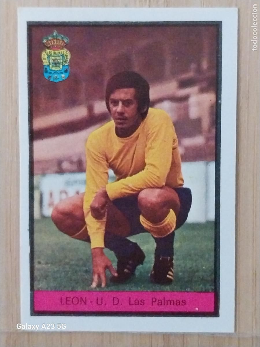 Cromos de f&uacute;tbol: LEON LAS PALMAS ED FHER LIGA 1972 72 73 CROMO RECUPERADO VENTANILLA PUNTAS PERFECTAS BE
