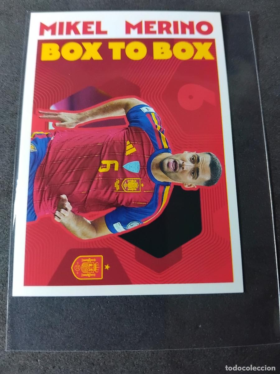 Football Stickers: 70 MIKEL MERINO BOX TO BOX SELECCION ESPA&Ntilde;OLA ESPA&Ntilde;A MUNDIAL CARREFOUR 26 PANINI 2026