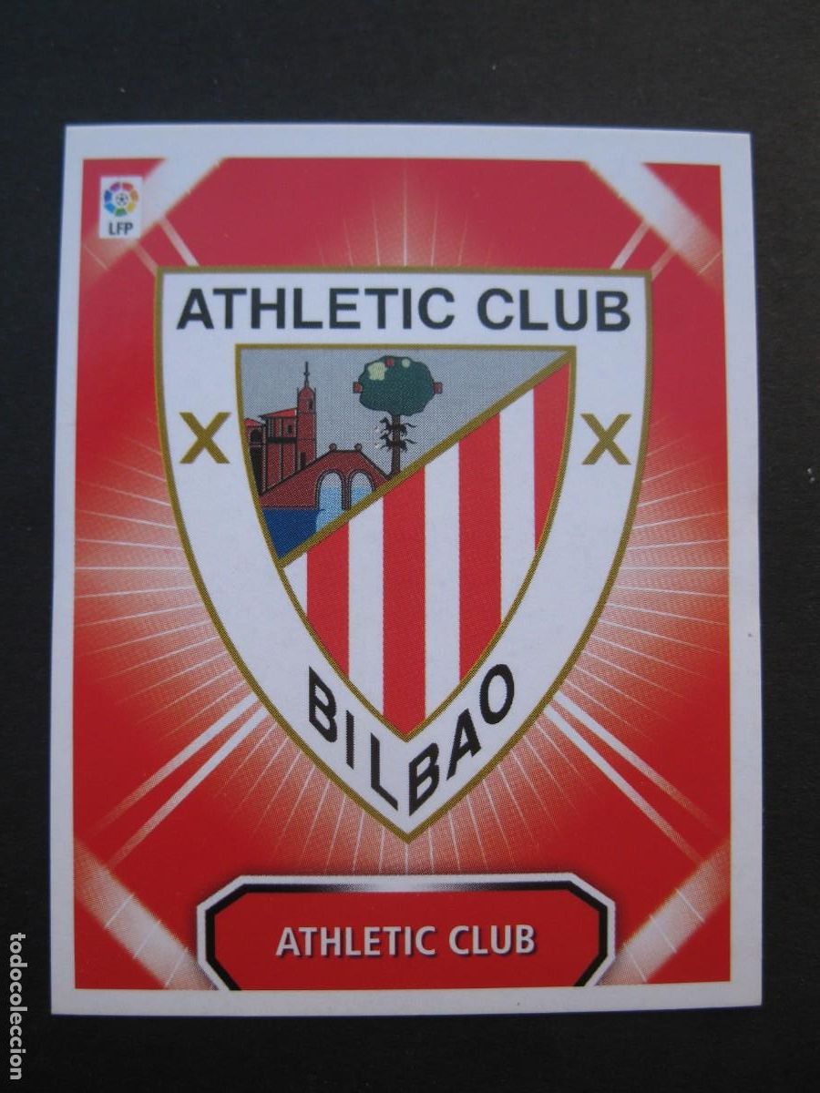 Football Stickers: ESCUDO DEL ATHLETIC CLUB - CAMPEONATO DE LIGA 08/09 - EDICIONES ESTE - NUNCA PEGADO.