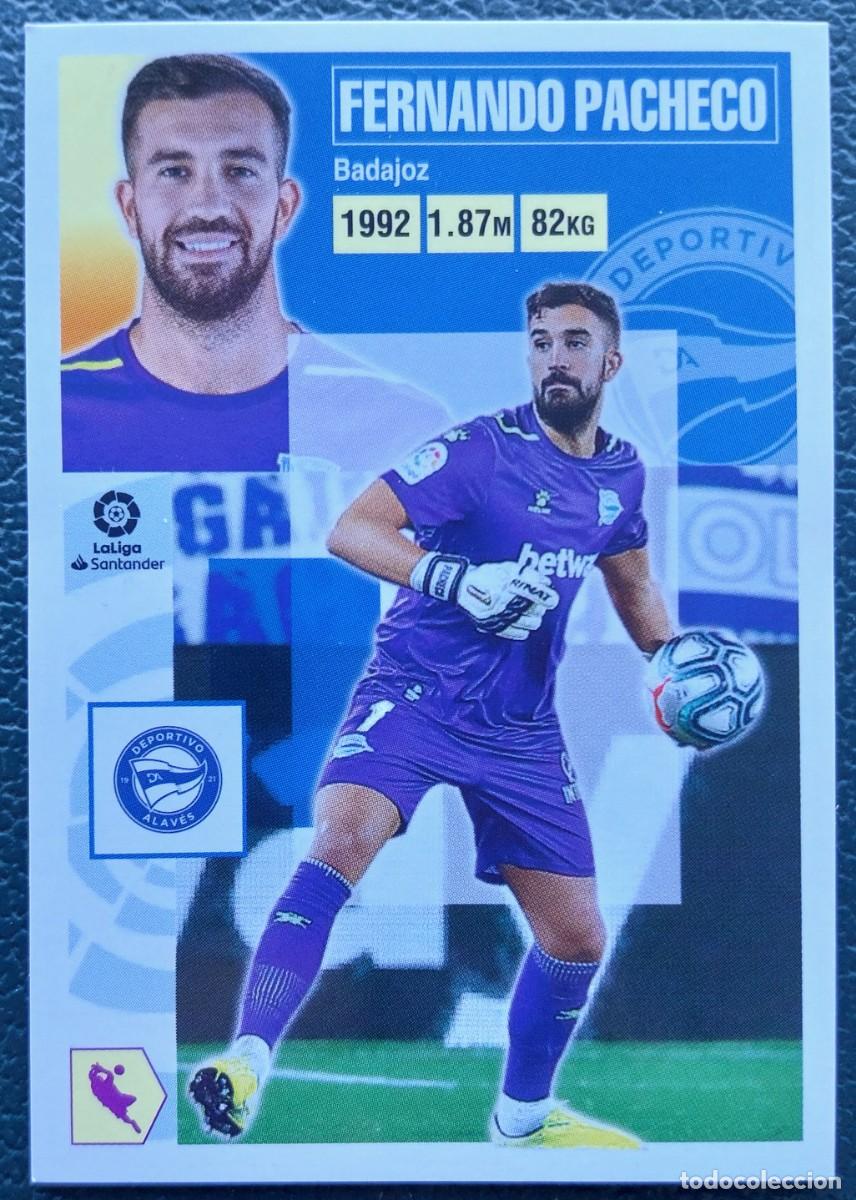 Football Stickers: 2 FERNANDO PACHECO DEPORTIVO ALAVES CROMOS ALBUM EDICIONES ESTE 2020 2021 20 21