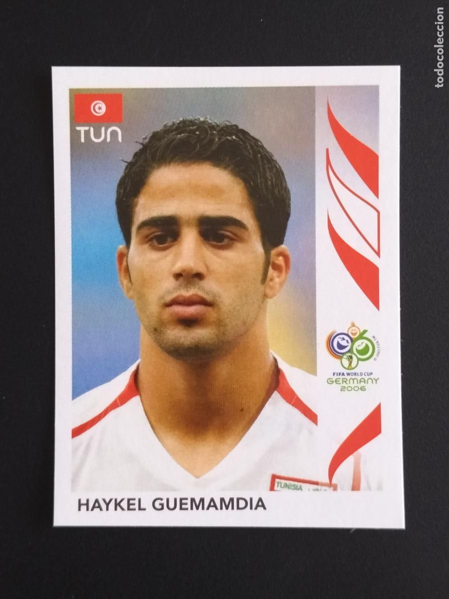 Cromos de f&uacute;tbol: 583 HAYKEL GUEMAMDIA TUNEZ CROMOS FIFA WORLD CUP GERMANY 2006 MUNDIAL ALEMANIA PANINI