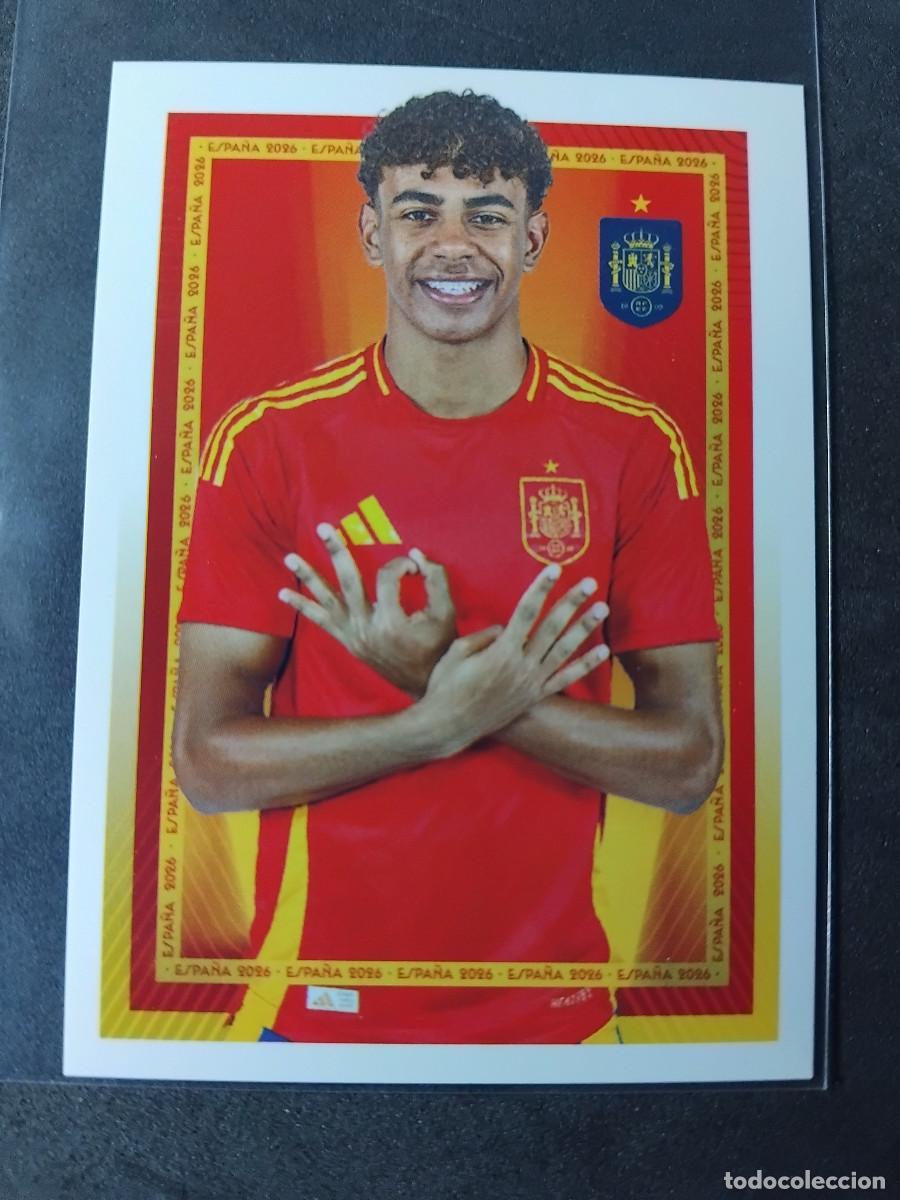 Cromos de f&uacute;tbol: 49 LAMINE YAMAL SELECCION ESPA&Ntilde;OLA ESPA&Ntilde;A MUNDIAL CARREFOUR 26 PANINI 2026