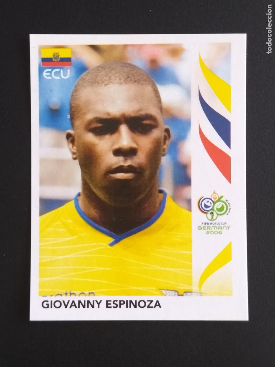Cromos de f&uacute;tbol: 80 GIOVANNY ESPINOZA ECUADOR CROMOS FIFA WORLD CUP GERMANY 2006 MUNDIAL ALEMANIA PANINI