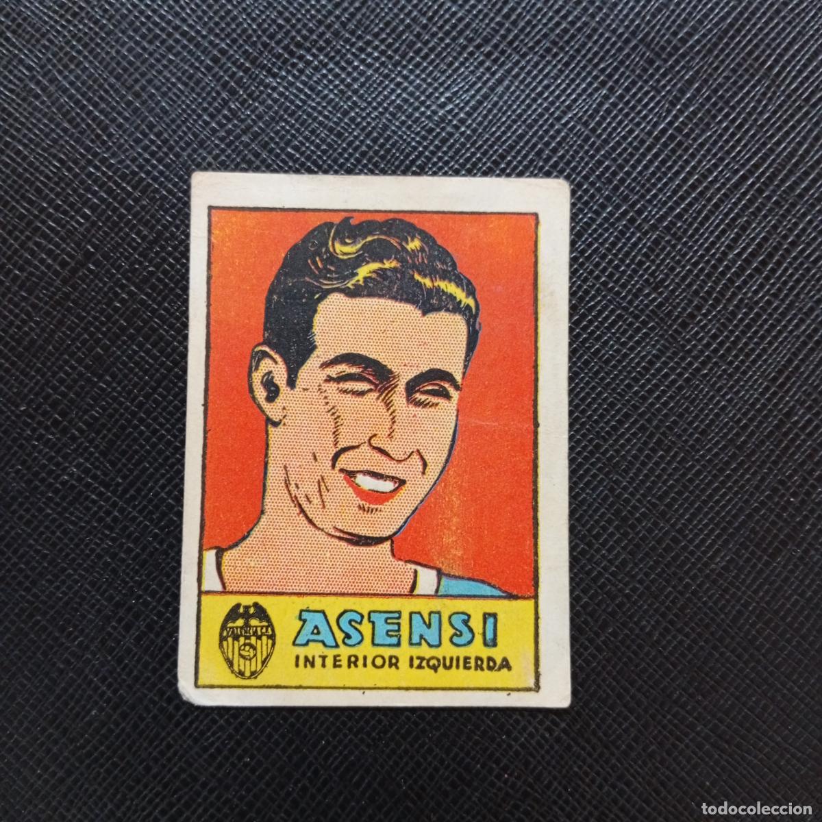 Cromos de f&uacute;tbol: ASENSI VALENCIA CULTURA 1941 1942 CROMO 41 42 FUTBOL - SIN PEGAR - A182 PG343