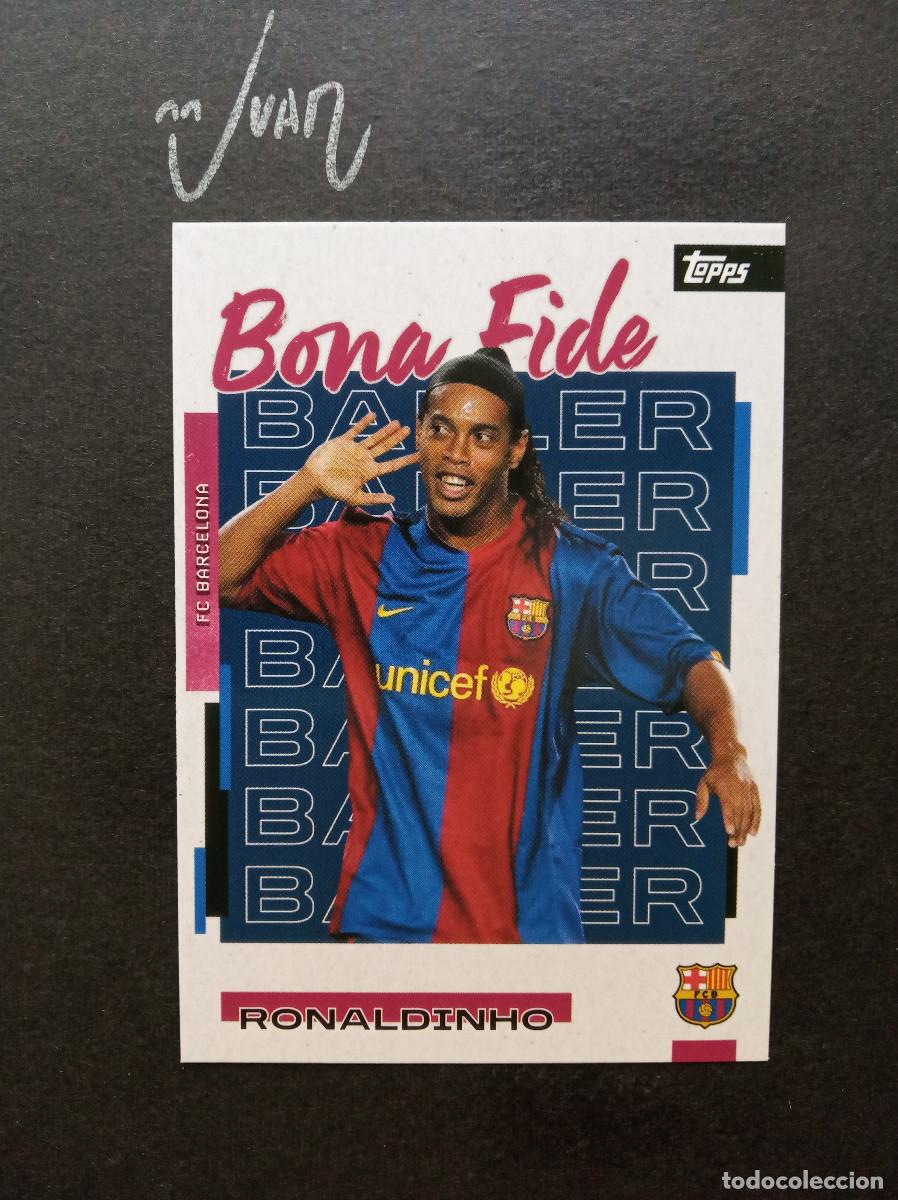 Fu&szlig;ball-Sticker: N&ordm; 25 BONA FIDE BALLER RONALDINHO FC BARCELONA BRASIL ⚽ TOPPS &reg; TEAM SET BAR&Ccedil;A 2025 2026 25 26