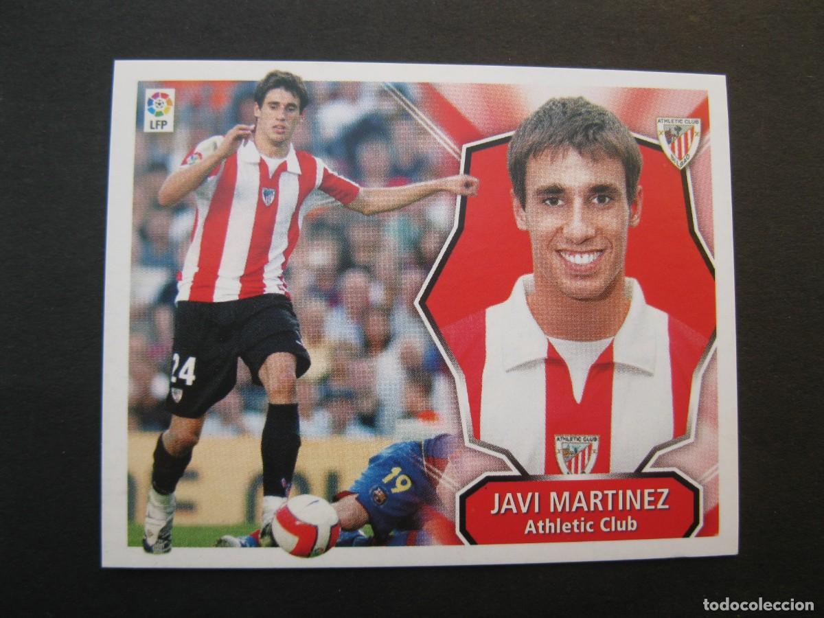 Figurine di Calcio: JAVI MARTINEZ (ATHLETIC CLUB) - CAMPEONATO DE LIGA 08/09 - EDICIONES ESTE - NUNCA PEGADO.