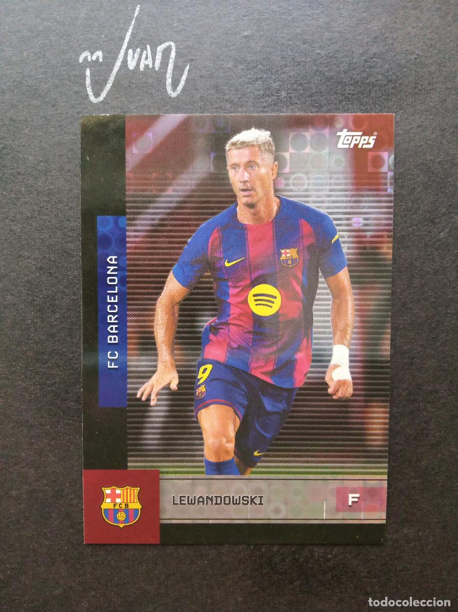 Fu&szlig;ball-Sticker: N&ordm; 11 PARALELA HALO LEWANDOWSKI FC BARCELONA POLONIA ⚽ TOPPS &reg; TEAM SET BAR&Ccedil;A 2025 2026 25 26