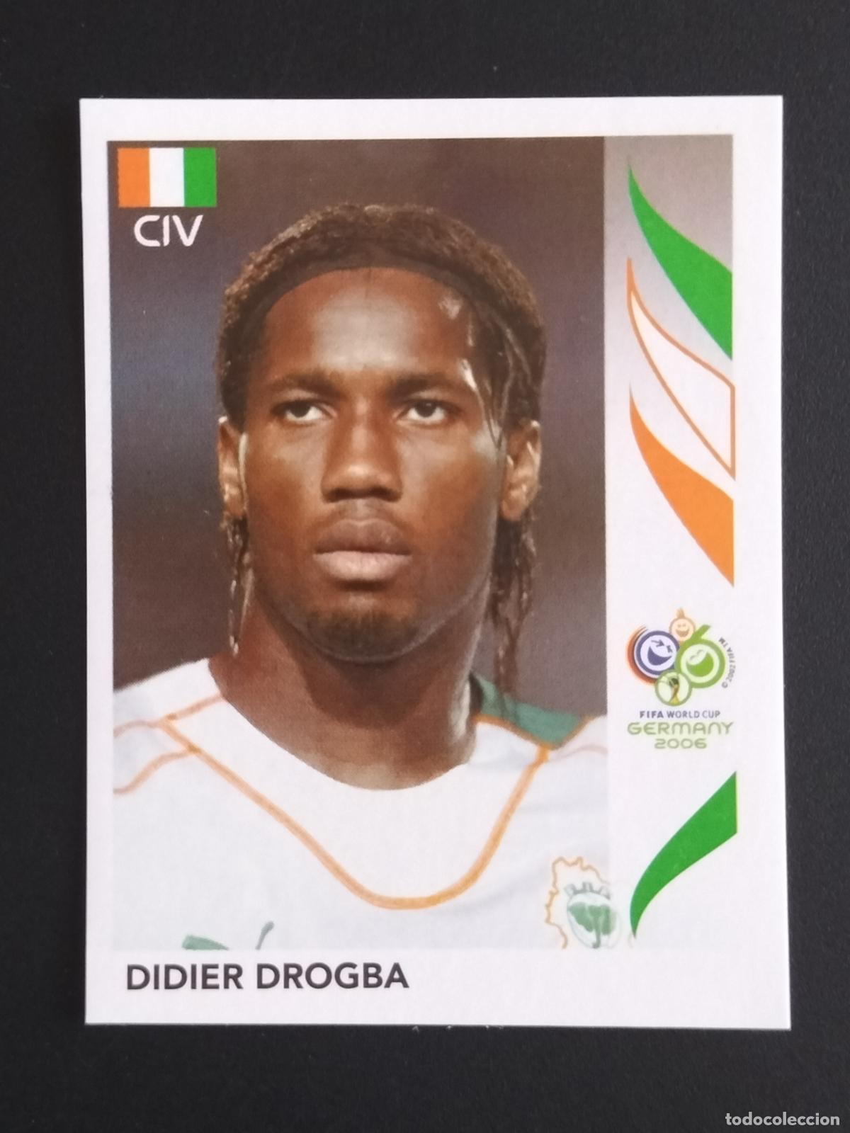 Fu&szlig;ball-Sticker: 205 DIDIER DROGBA COSTA DE MARFIL CROMOS FIFA WORLD CUP GERMANY 2006 MUNDIAL ALEMANIA PANINI