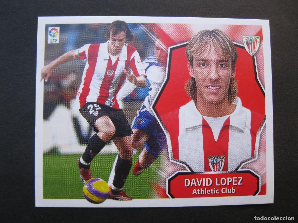 Cromos de f&uacute;tbol: DAVID LOPEZ (ATHLETIC CLUB) - CAMPEONATO DE LIGA 08/09 - EDICIONES ESTE - NUNCA PEGADO.