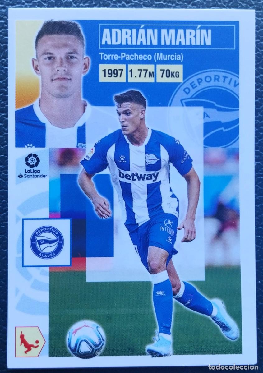 Cromos de f&uacute;tbol: 10 ADRIAN MARIN DEPORTIVO ALAVES CROMOS ALBUM EDICIONES ESTE 2020 2021 20 21