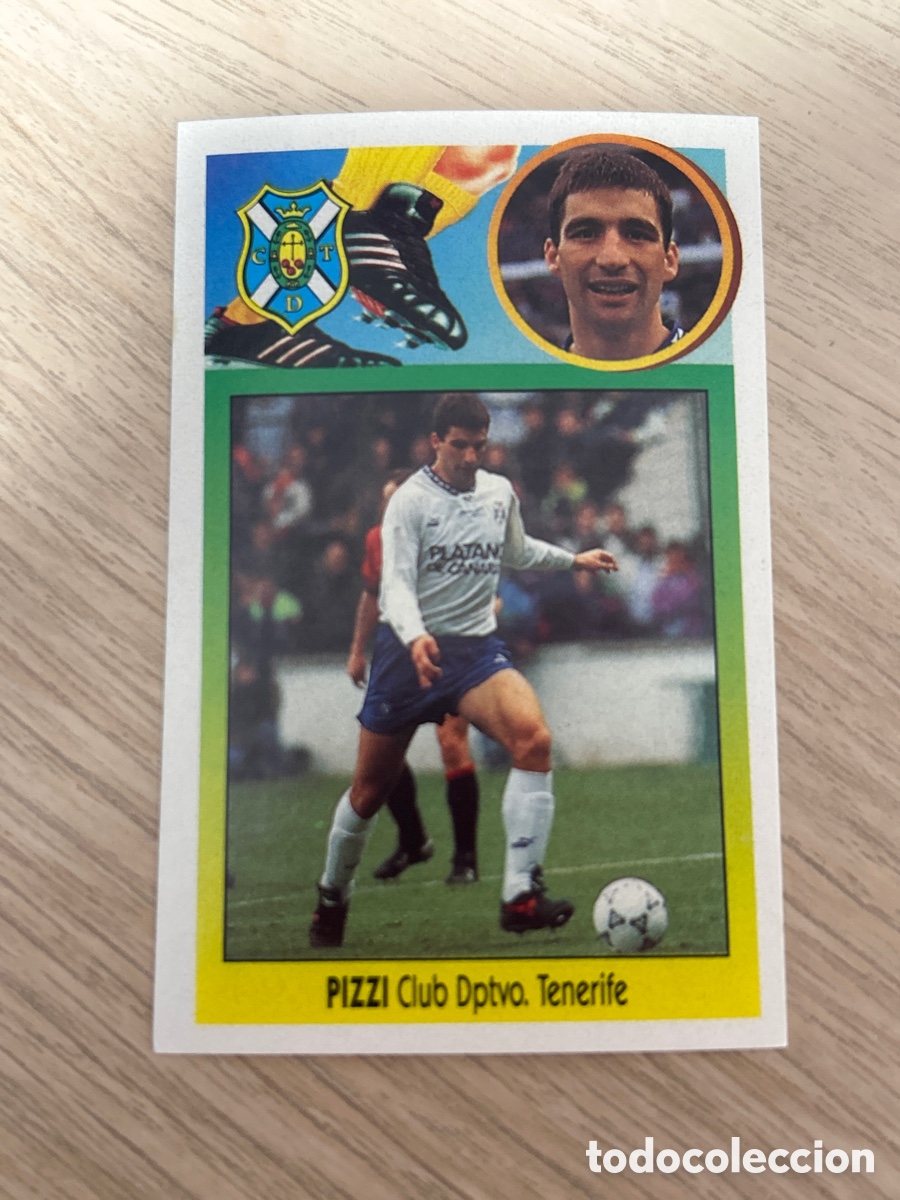 Cromos de f&uacute;tbol: PIZZI BAJA TENERIFE ADHESIVO LIGA ESTE 1993 1994 93 94 NUNCA PEGADO SIN PEGAR