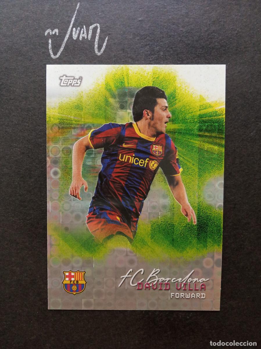Cromos de f&uacute;tbol: N&ordm; 34 PARALELA HALO PITCH PURSUITS VILLA FC BARCELONA ⚽ TOPPS &reg; TEAM SET BAR&Ccedil;A 2025 2026 25 26 NUEVO