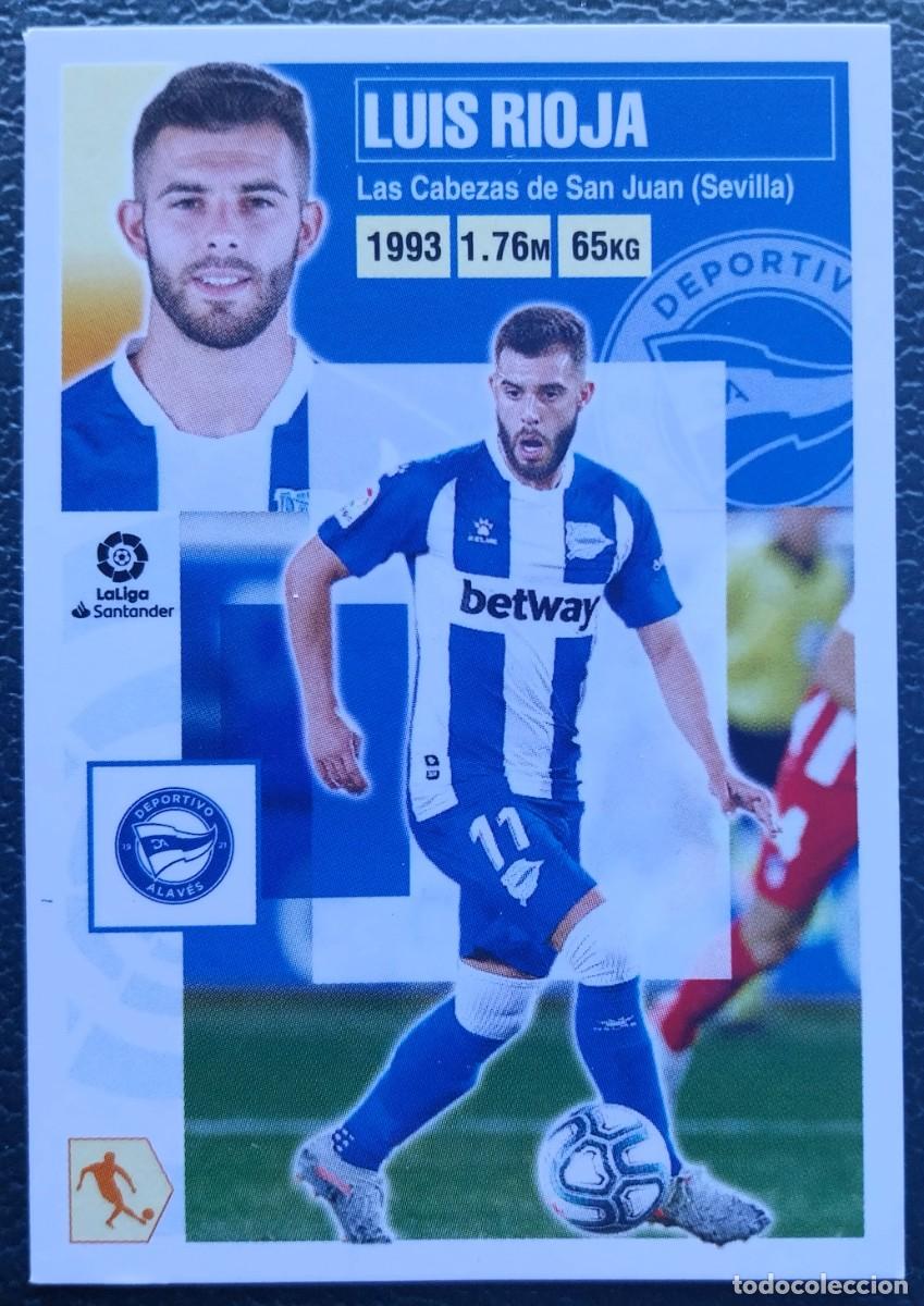 Fu&szlig;ball-Sticker: 13 LUIS RIOJA DEPORTIVO ALAVES CROMOS ALBUM EDICIONES ESTE 2020 2021 20 21
