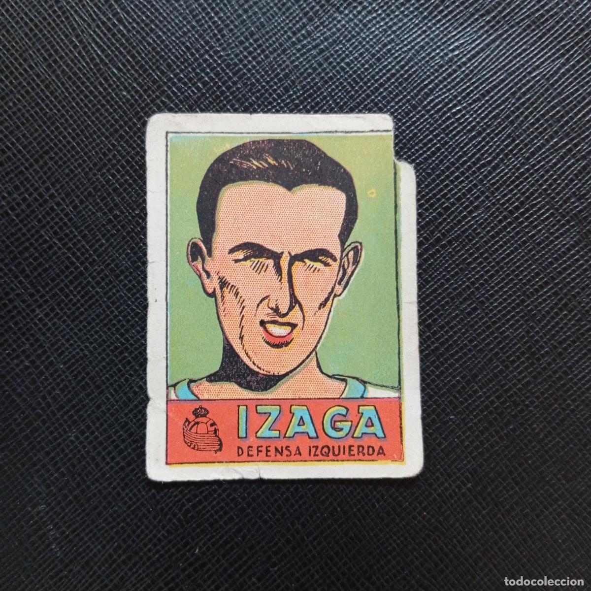 Fu&szlig;ball-Sticker: IZAGA REAL SOCIEDAD CULTURA 1941 1942 CROMO 41 42 FUTBOL - SIN PEGAR - A182 PG451