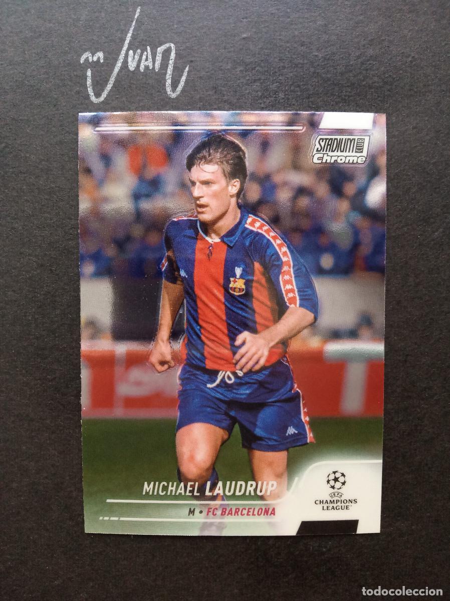 Cromos de f&uacute;tbol: N&ordm; 13 MICHAEL LAUDRUP FC BARCELONA DINAMARCA ⚽ TOPPS &reg; CHROME STADIUM CLUB 2021 2022 21 22 NUEVO