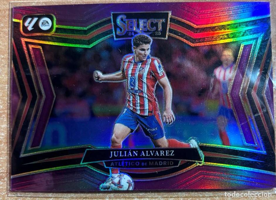 Cromos de f&uacute;tbol: PANINI SELECT LA LIGA SOCCER 2024-2025 24 25 JULIAN ALVAREZ (ATLETICO MADRID) NUMERADA /99