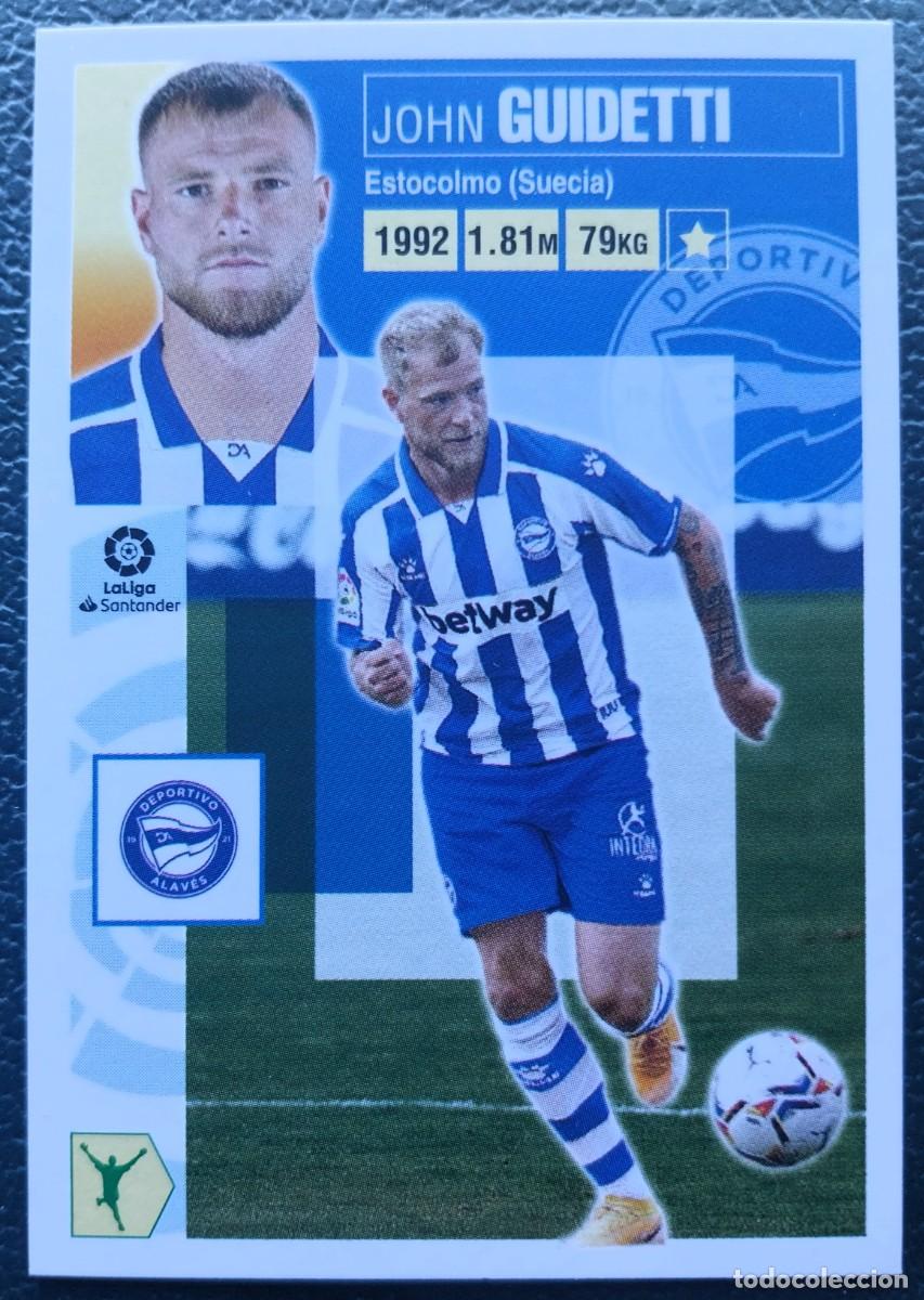 Cromos de f&uacute;tbol: 15 GUIDETTI DEPORTIVO ALAVES CROMOS ALBUM EDICIONES ESTE 2020 2021 20 21