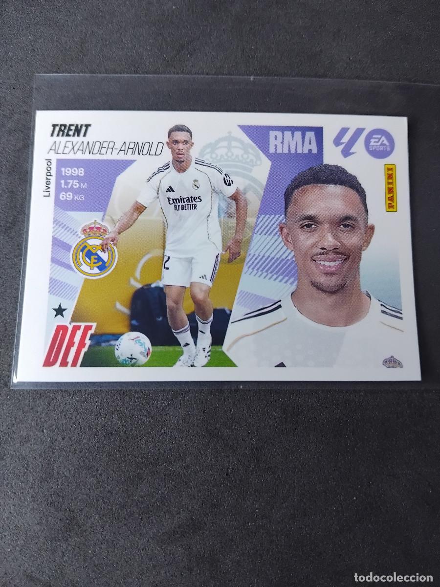 Cromos de f&uacute;tbol: TRENT ALEXANDER-ARNOLD - &Uacute;LTIMOS FICHAJES - REAL MADRID 9 #9 - PANINI LIGA ESTE 2025-26 2025 2026