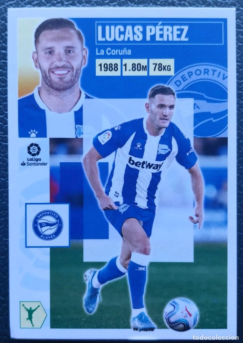 Cromos de f&uacute;tbol: 17 LUCAS PEREZ DEPORTIVO ALAVES CROMOS ALBUM EDICIONES ESTE 2020 2021 20 21