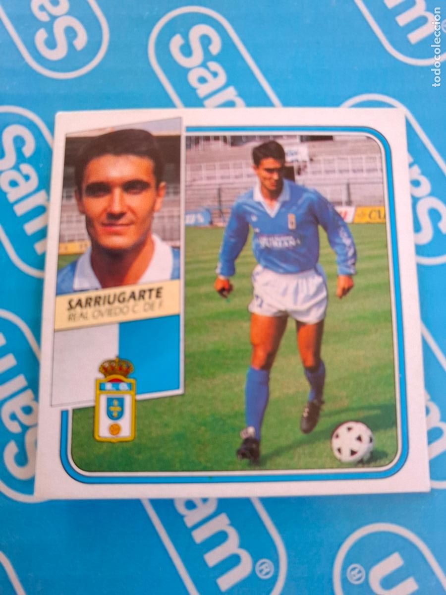 Cromos de f&uacute;tbol: ESTE 1989 1990 89 90 - SARRIUGARTE ( COLOCA ) - REAL OVIEDO ( NUNCA PEGADO )