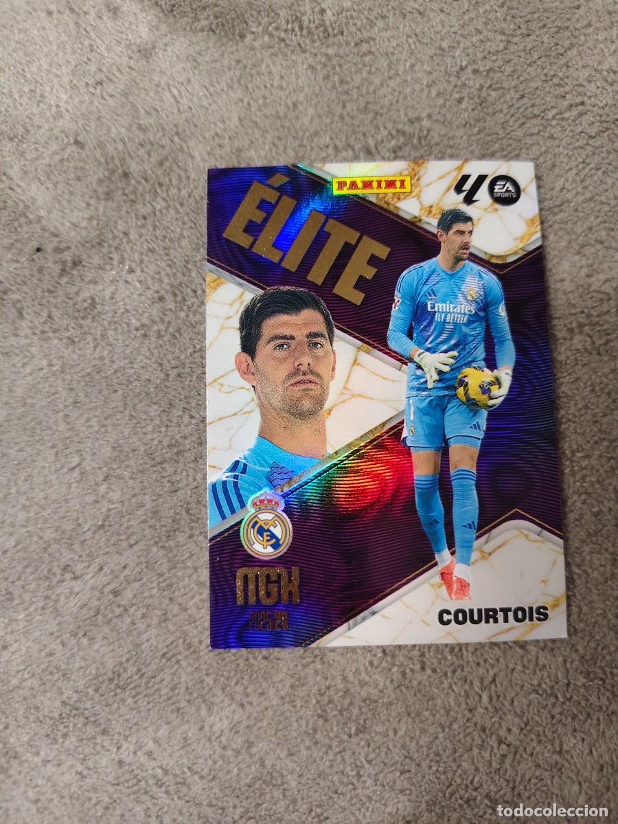 Cromos de f&uacute;tbol: 3 MEGACRACKS MGK 25 26 COURTOIS REAL MADRID CF ELITE LALIGA PANINI LA LIGA 2025 2026