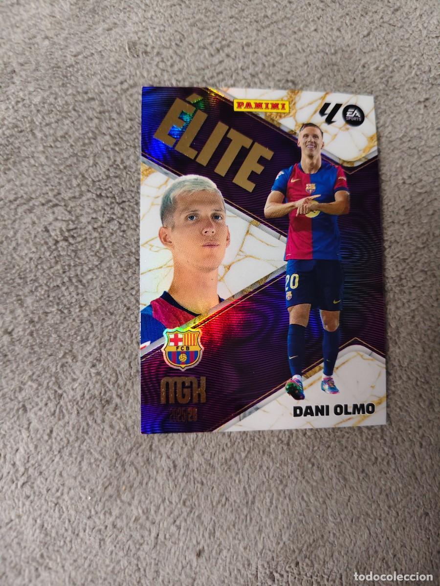 Cromos de f&uacute;tbol: 4 MEGACRACKS MGK 25 26 DANI OLMO FC BARCELONA ELITE LALIGA PANINI LA LIGA 2025 2026