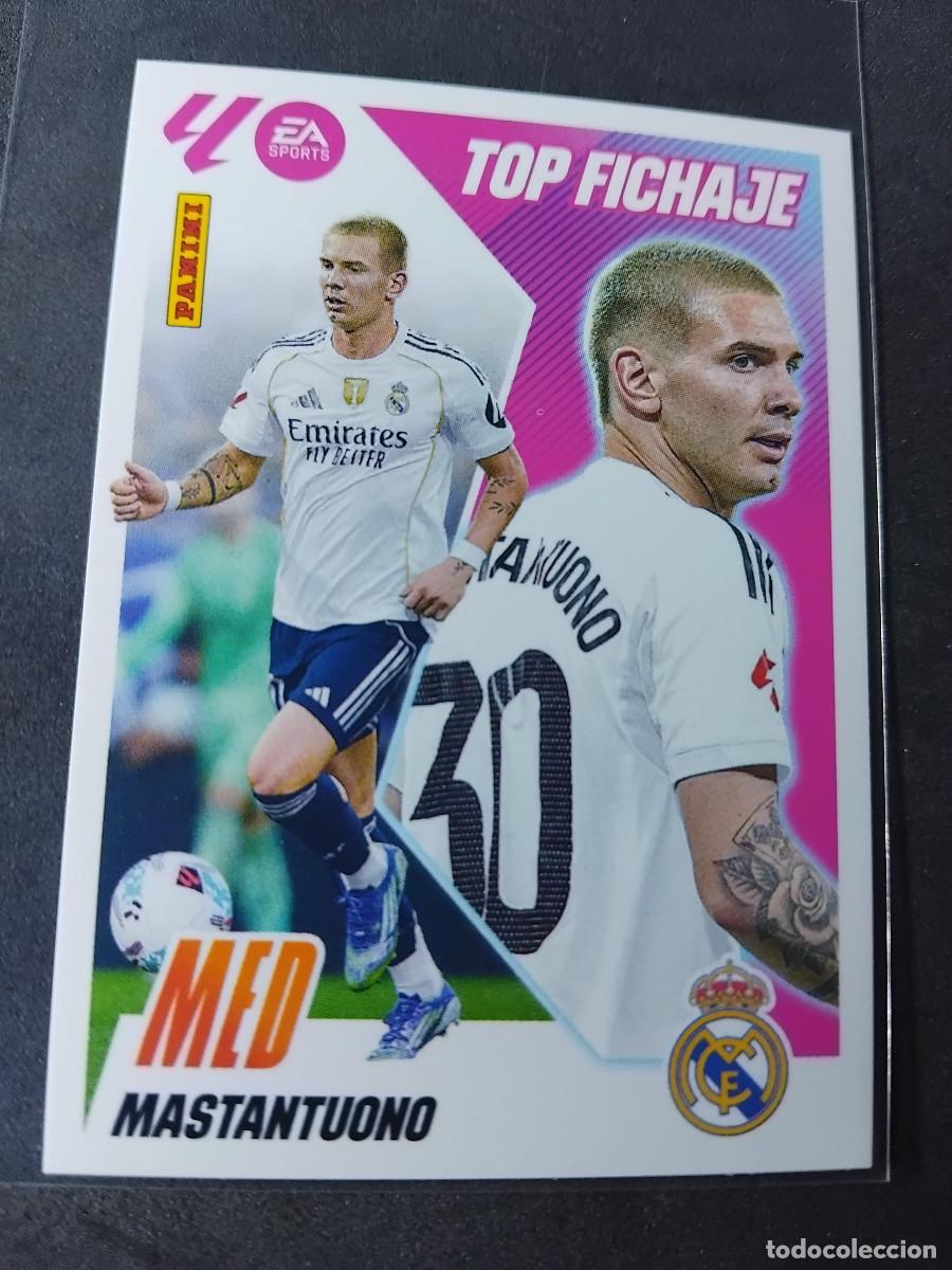 Cromos de f&uacute;tbol: MASTANTUONO - TOP FICHAJE - REAL MADRID 68 #68 - PANINI LIGA ESTE 2025-26 2025 2026