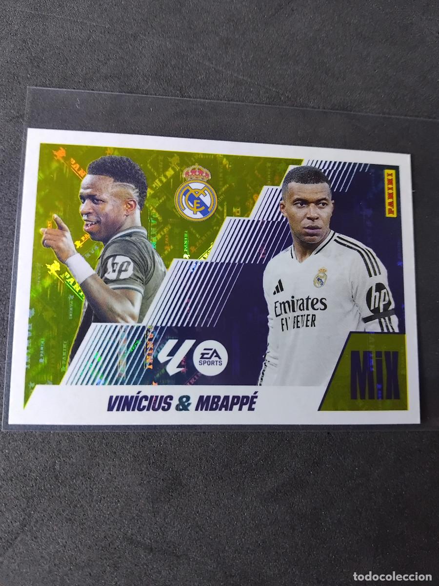 Cromos de f&uacute;tbol: VIN&Iacute;CIUS Y MBAPP&Eacute; - MIX - REAL MADRID 22 #22 - PANINI LIGA ESTE 2025-26 2025 2026