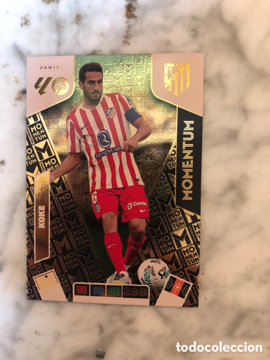 Cromos de f&uacute;tbol: Koke - Atl&eacute;tico de Madrid - Adrenalyn XL Liga 2025 - 2026 Momentum