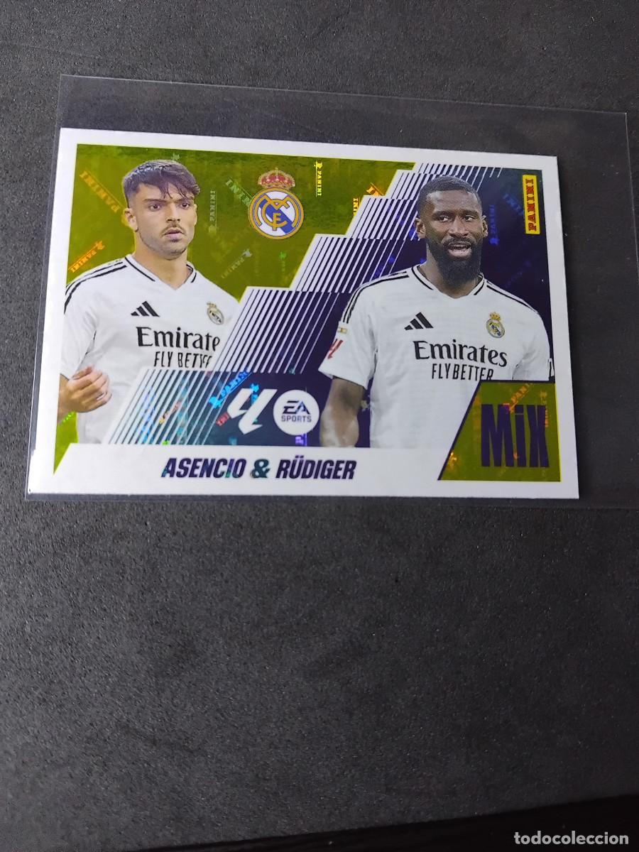 Cromos de f&uacute;tbol: ASENCIO Y R&Uuml;DIGER - MIX - REAL MADRID 22 #22 - PANINI LIGA ESTE 2025-26 2025 2026