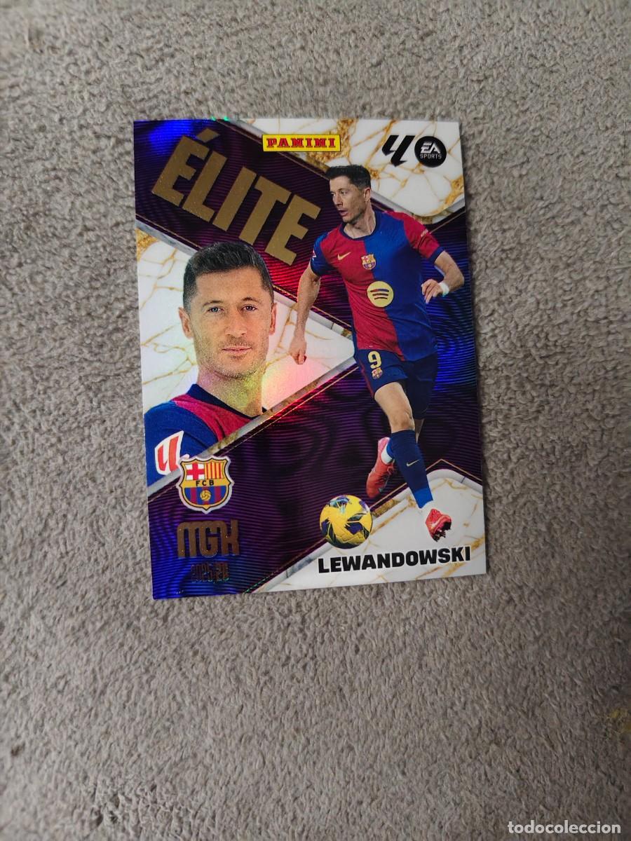 Cromos de f&uacute;tbol: 10 MEGACRACKS MGK 25 26 LEWANDOWSKI FC BARCELONA ELITE LALIGA PANINI LA LIGA 2025 2026
