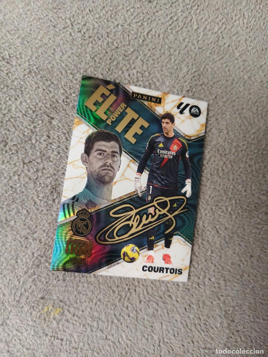Cromos de f&uacute;tbol: P 3 MEGACRACKS MGK 25 26 COURTOIS REAL MADRID CF ELITE POWER LALIGA PANINI LA LIGA 2025 2026