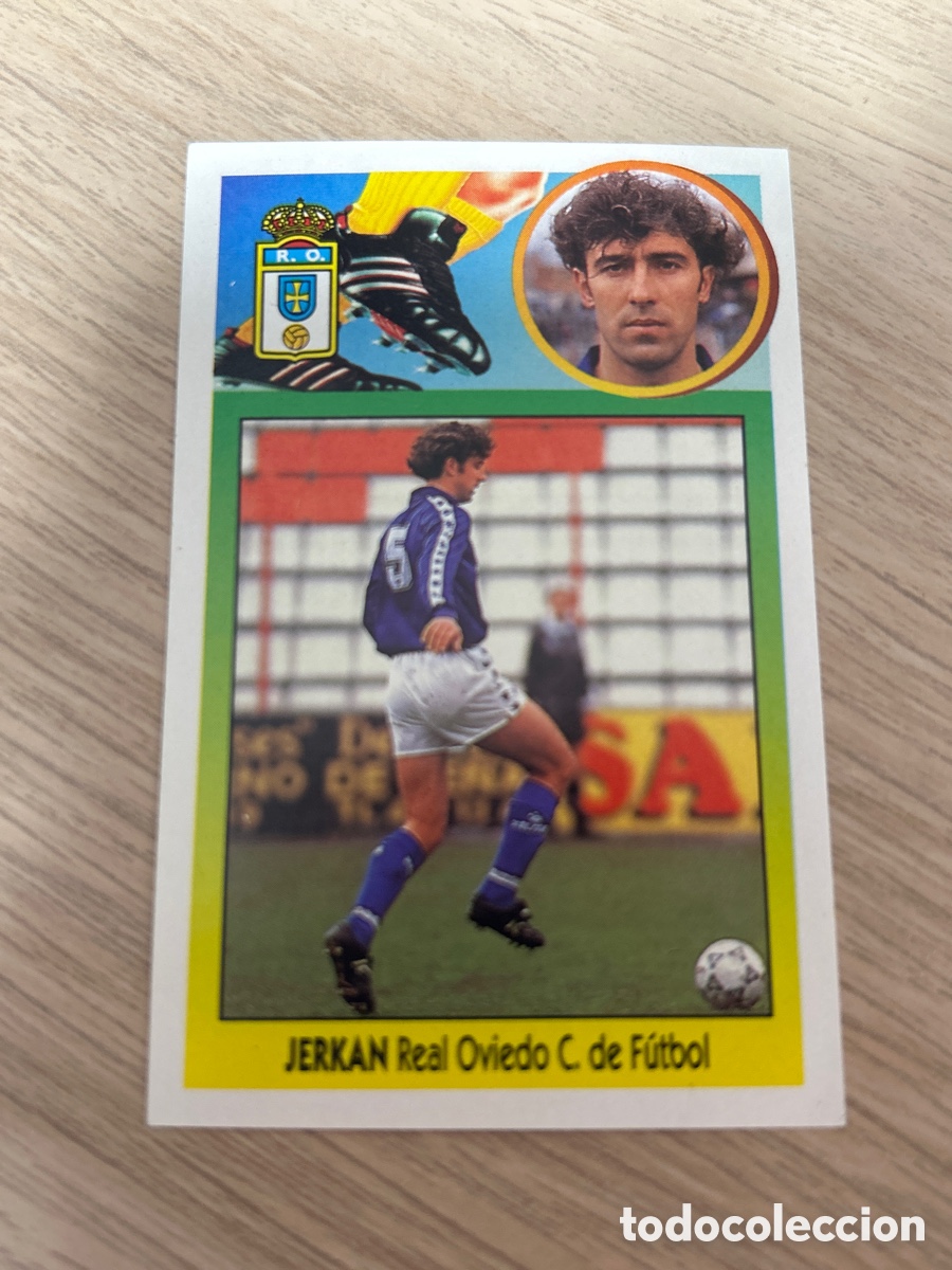 Cartes &agrave; collectionner de Football: JERKAN OVIEDO ADHESIVO LIGA ESTE 1993 1994 93 94 NUNCA PEGADO SIN PEGAR