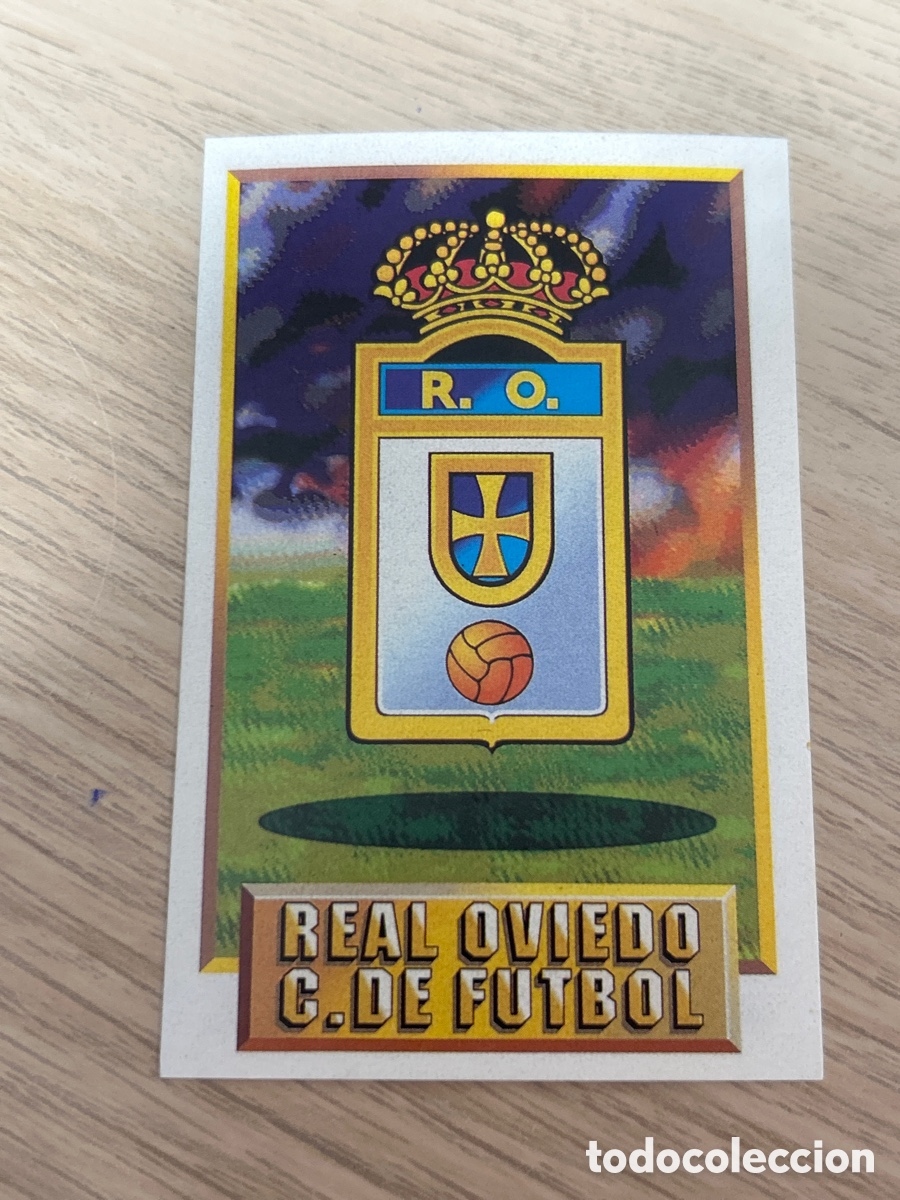 Cartes &agrave; collectionner de Football: ESCUDO OVIEDO ADHESIVO LIGA ESTE 1993 1994 93 94 NUNCA PEGADO SIN PEGAR