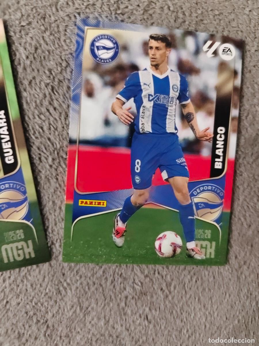 Cartes &agrave; collectionner de Football: 29 MEGACRACKS MGK 25 26 BLANCO DEPORTIVO ALAV&Eacute;S BASE CARD LALIGA PANINI LA LIGA 2025 2026