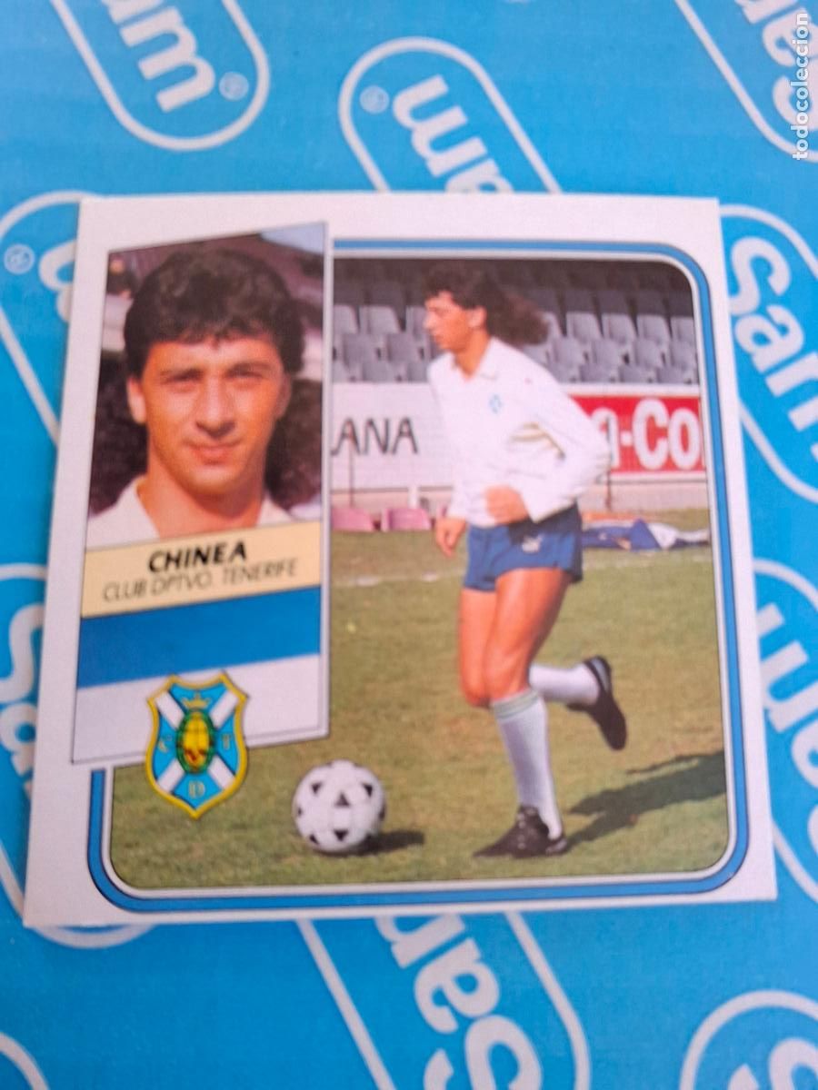 Cromos de f&uacute;tbol: ESTE 1989 1990 89 90 - CHINEA ( COLOCA ) - C.D. TENERIFE ( NUNCA PEGADO )