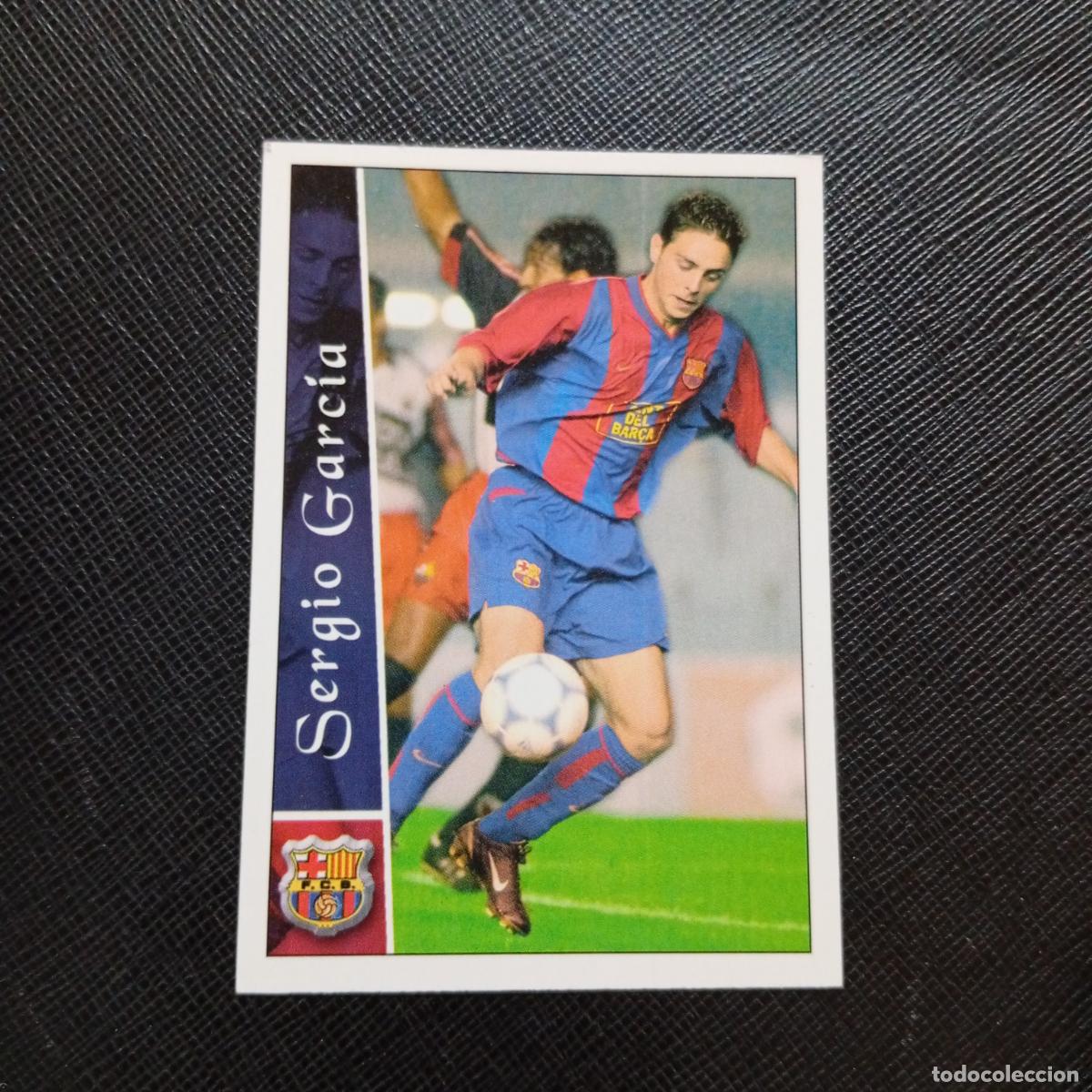Cromos de f&uacute;tbol: 636 SERGIO GARCIA BARCELONA MUNDICROMO FICHAS 2002 2003 CROMO FUTBOL LIGA 02 03 - A216 PG451