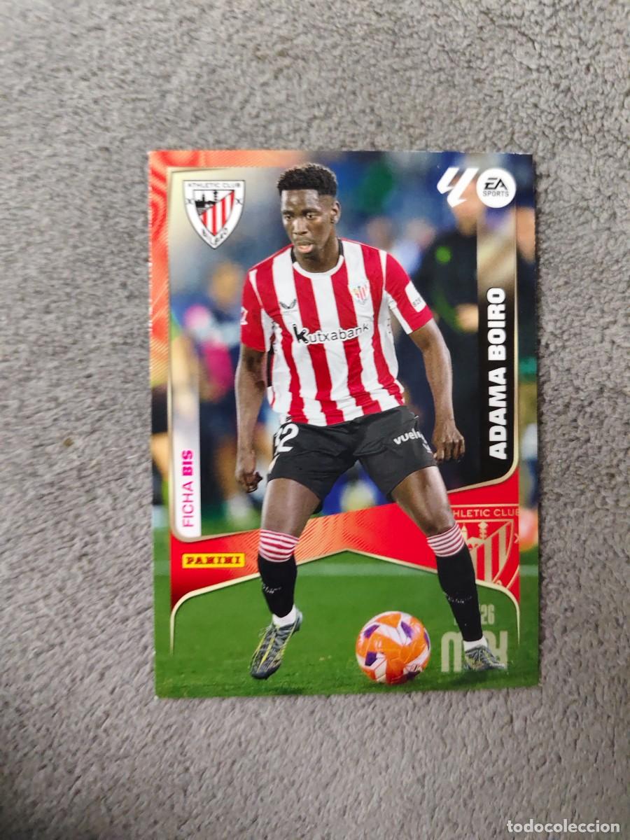 Cromos de f&uacute;tbol: 43 BIS MEGACRACKS MGK 25 26 ADAMA BOIRO ATHLETIC CLUB FICHA LALIGA PANINI LA LIGA 2025 2026